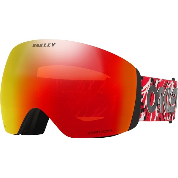OAKLEY フライトデッキ　PRIZM  torch Iridium Amazon.com: Oakley Flight Deck L Goggles - Red Eddie; Prizm Snow